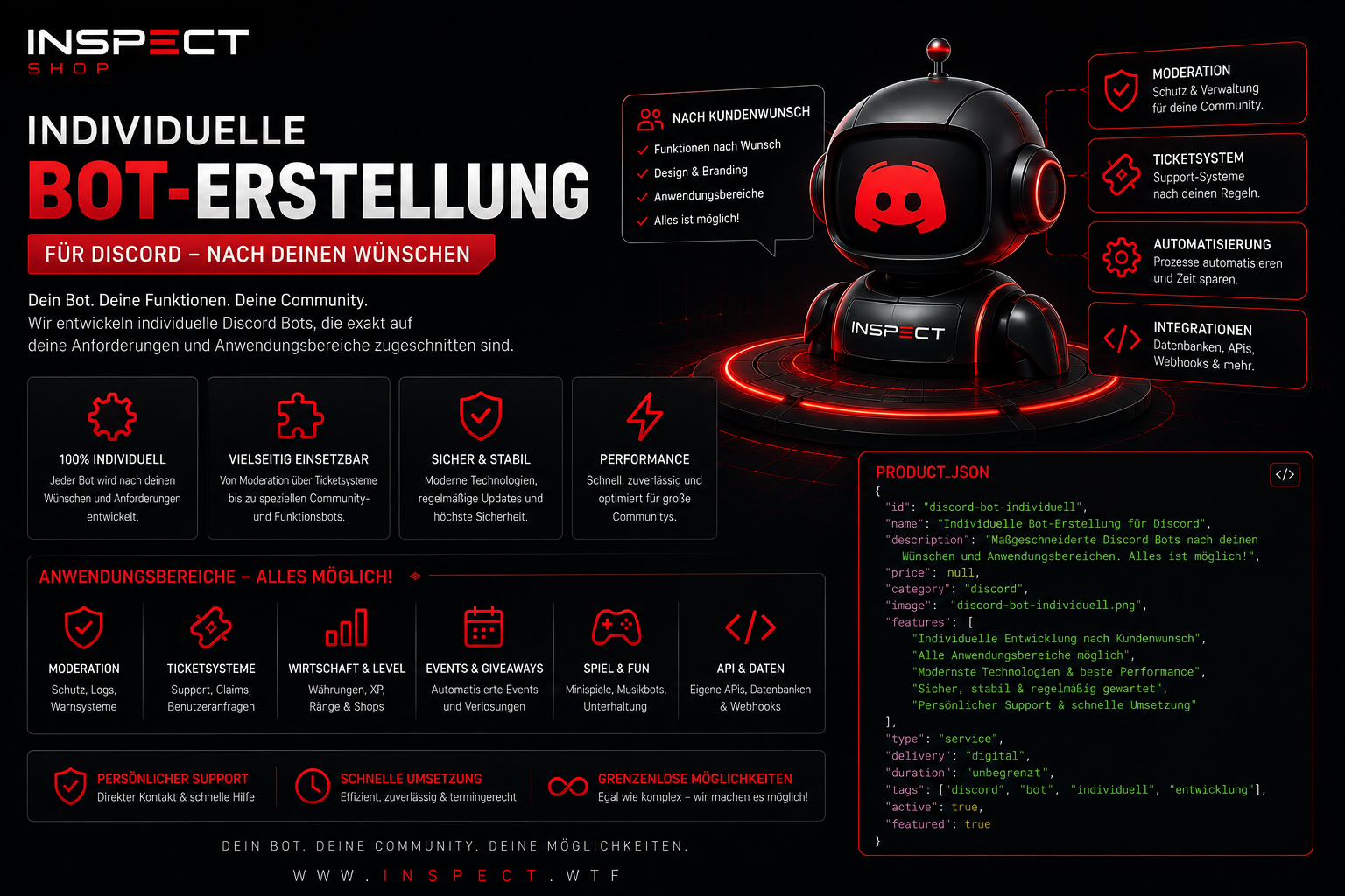 Individuelle Discord Bot Erstellung