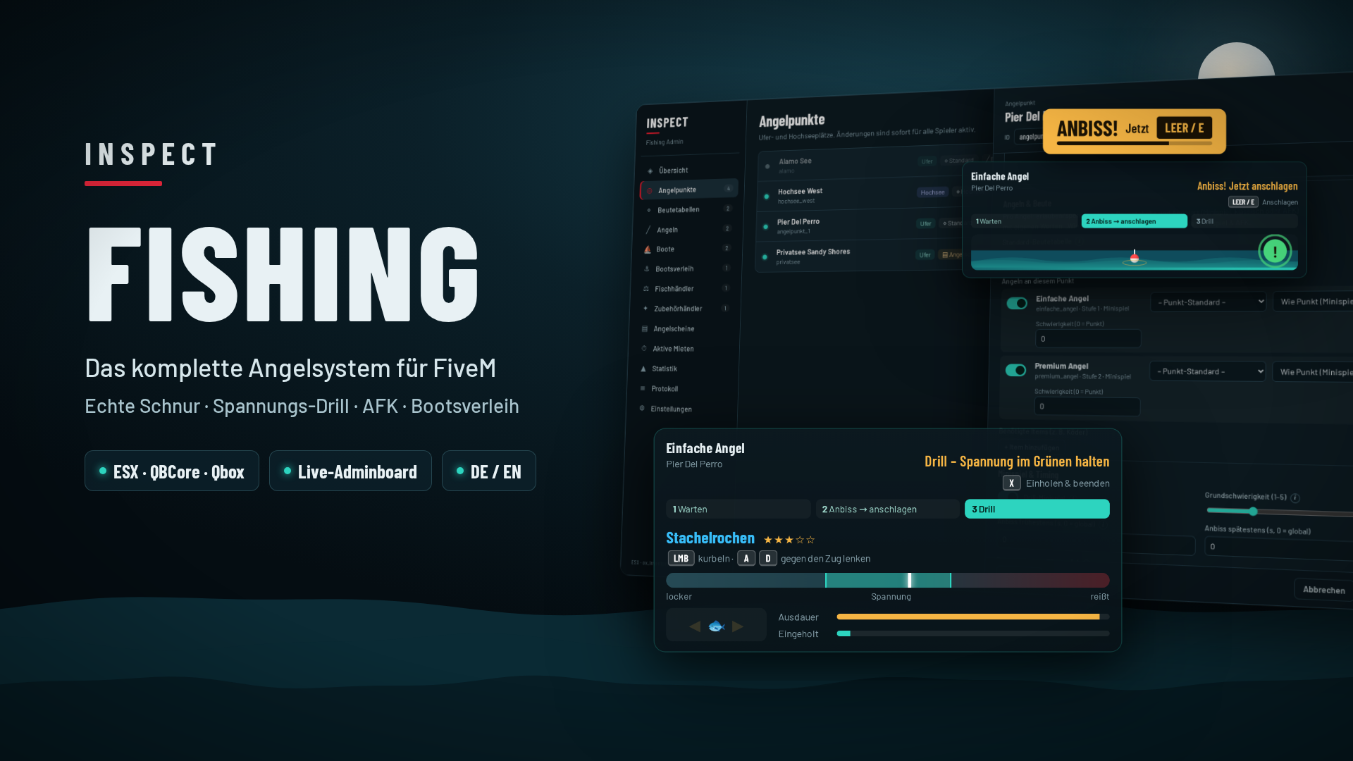 INSPECT Fishing – Das komplette Angelsystem für FiveM